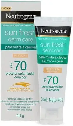 Neutrogena Sun Fresh Derm Care Pele Clara (FPS 70)